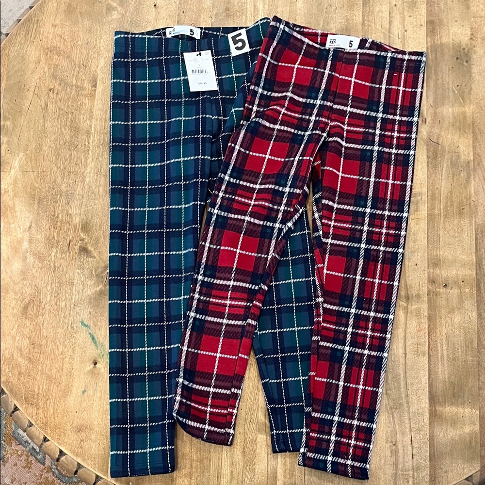 Cotton On Kids Plaid Leggings
